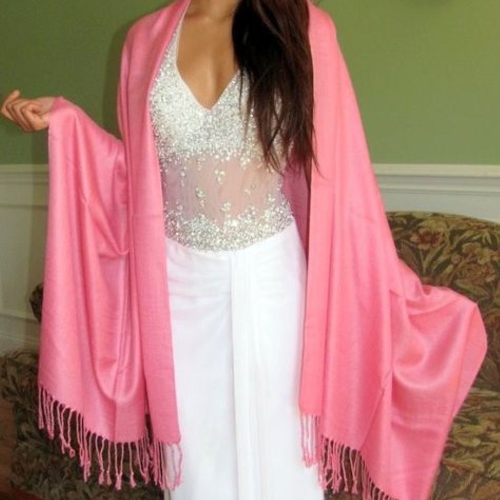 Cashmina Scarf (Light Pink)